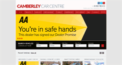 Desktop Screenshot of camberleycarcentre.co.uk